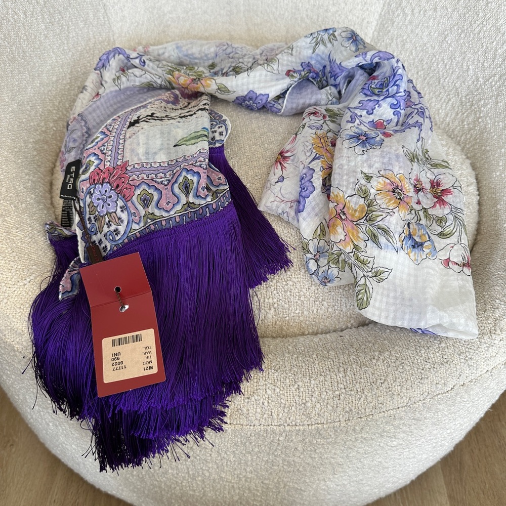 Etro Silk scarf - long- never used